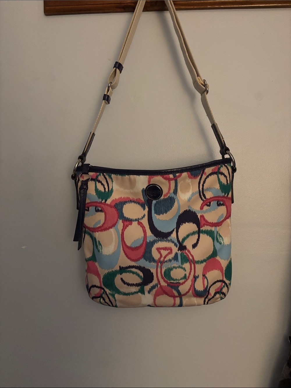 Coach ikat scribble Crossbody Bag